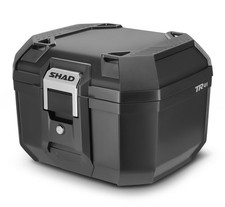 MOTORRADKOFFER TOP CASE SHAD TR41 SCHWARZ BLACK + BEFESTIGUNGSPLATTE 41LT