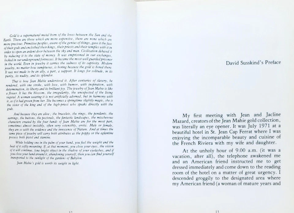 Les Creations De Jean Mahie Forgerons D'or 1969-1977 Signed by Jean Mahie 1977 - Image 4 of 4