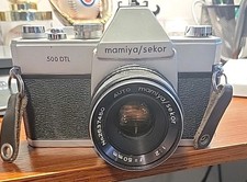 Mamiya Sekor 500 DTL 35mm SLR Film Camera with 50mm F2 lens
