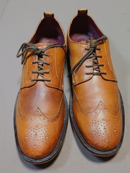 Men BASE LONDON Heels Brown Leather 43