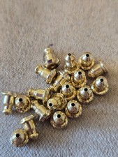 Lot Of 24 Goldtone Bullet Clutch Earring Backs 8x6mm Lot Of 24 Goldtone Bullet Clutch Earring Backs 8x6mm