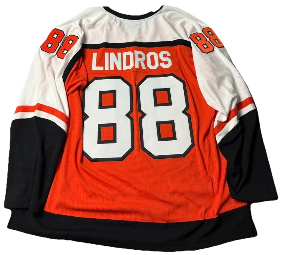 MITCHELL & NESS PHILADELPHIA FLYERS 3XL ERIC LINDROS BLUE LINE JERSEY $225 NWT - Image 3 of 4