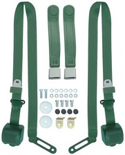 1947-66 Chevroletgmc Truck Bucket Seats 3-point Seat Belts - Green