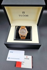 Tudor Black Bay Bronze 43 mm Brown Dial Leather M79250BM box and paper. 2