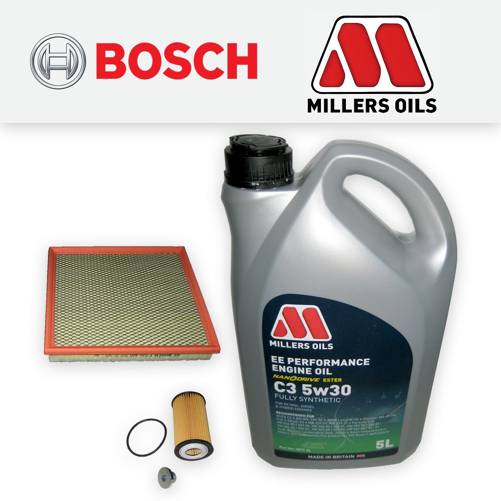 SERVICE KIT for OPEL VAUXHALL ASTRA J MK6 1.6 TURBO A16LET OIL AIR FILTERS +OIL