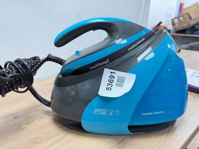 Morphy Richards Speed Pro IntelliTemp 332103 Dampfbügelstation Bügeleisen schwarz & türkis