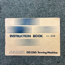 SANCO Zig-Zag Model 535 Original Sewing Machine Owner's Manual