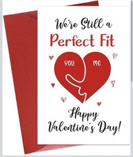 Funny Valentine's Day Card With Envelope New, Naughty His Hers Wife Husband