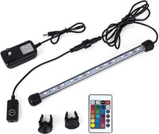 8 Inch Submersible LED Aquarium Light Color Changing Fish Tank Light with Remote