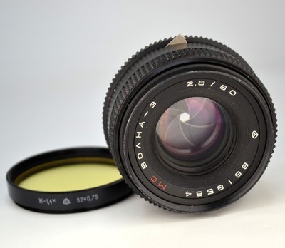 SERVICED! 1986 USSR MC VOLNA-3 f2.8/80 LENS for KIEV-60/PENTACON-6 (3)