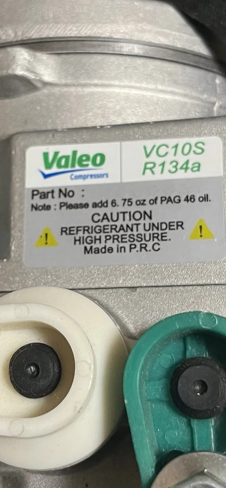 NUEVO - Compresor de aire acondicionado Valeo para Cadillac Escalade - Chevy Suburban 1500-PN#10000631 Foto 3 de 4