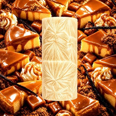 Caramel Cheesecake Pillar Candle - 4 Sizes - Choose Your Colour