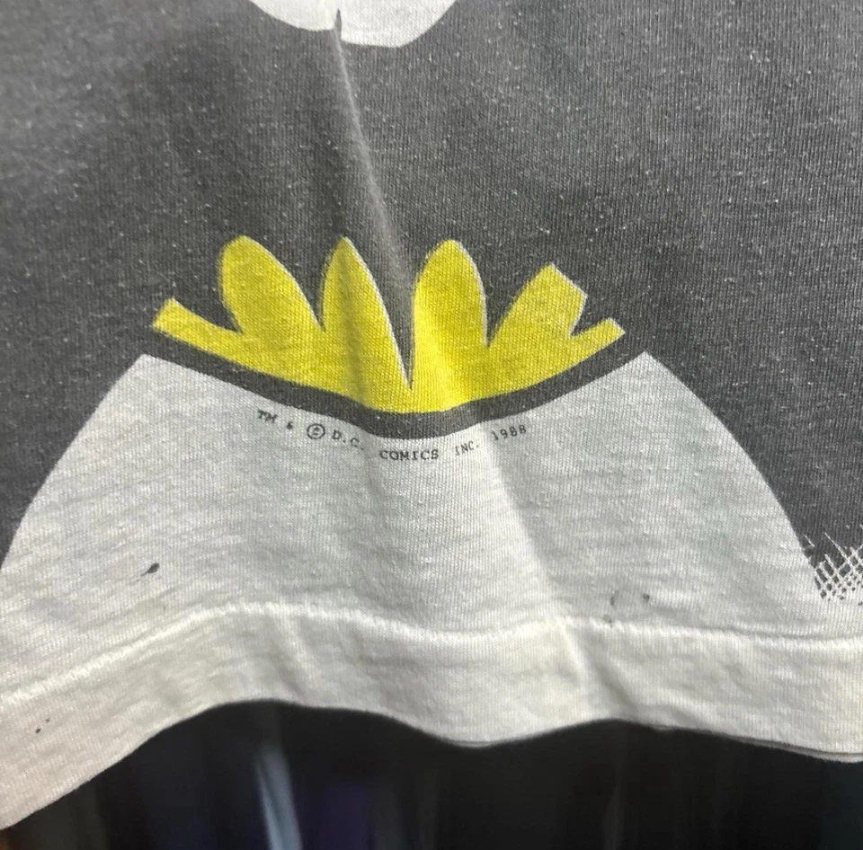 Camiseta Vintage Años 80 Batman DC Comics Niños Pantalla Estrellas Hecha en EE. UU. Talla 14-16 Foto 3 de 4