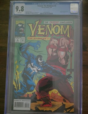 *CGC 9.8 Collector's* Venom: the Madness #3 (Marvel Comics January 1994)