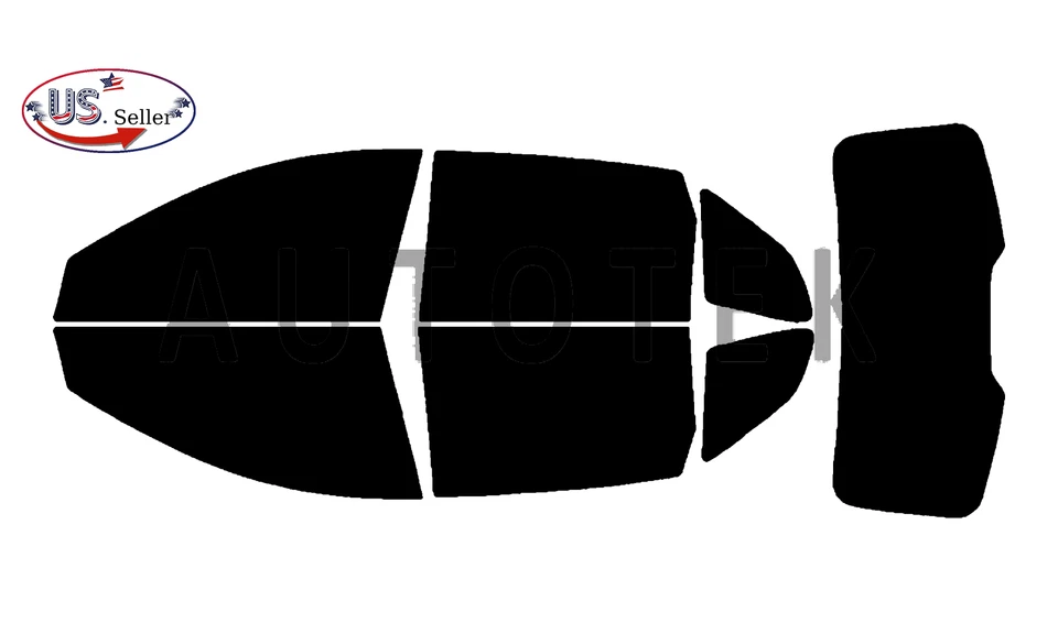 Película de ventana precortada en todos los lados cualquier tono para Chevrolet Captiva 2008-2015 Foto 2 de 4