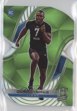2020 Panini Spectra Rookies Neon Green Prizm Die-Cut 4/30 Quintez Cephus e6e