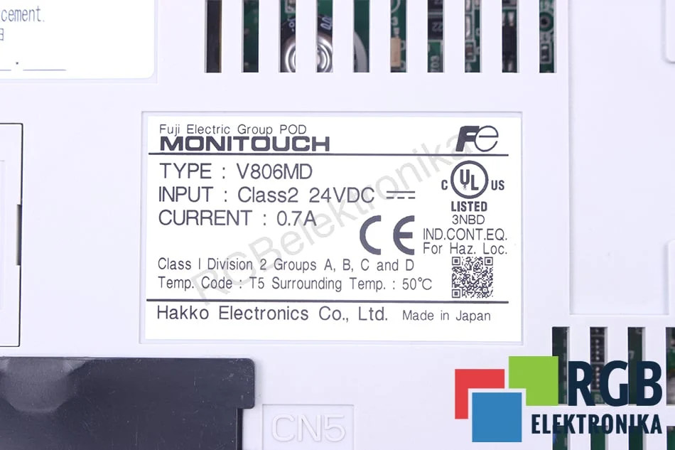 V806MD FUJI ELECTRIC - Reconditionné - Garantie 24 mois