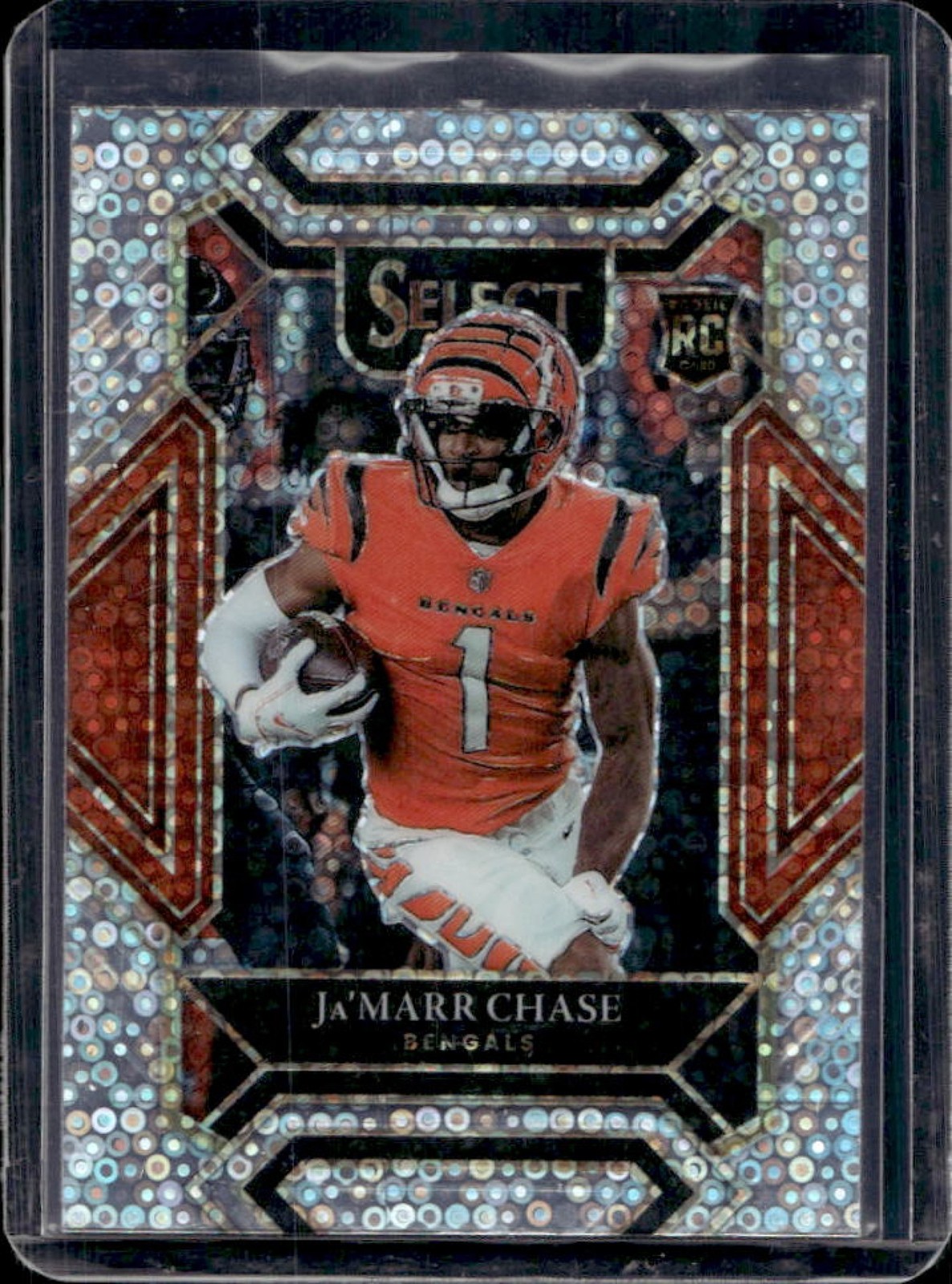 2021 Select Ja'Marr Chase RC Disco Prizm Rookie Club #247 Bengals