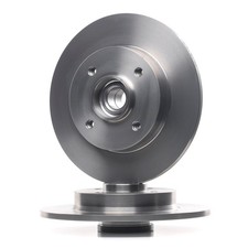 2x LPR Disque de frein Arrière convient pour PEUGEOT 207 3/5 portes (WA, WC)