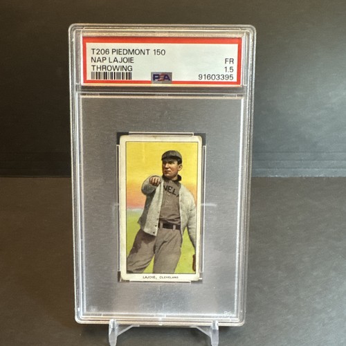 1909-11 T206 Piedmont 150 Nap LaJoie - THROWING - PSA 1.5 FR