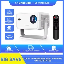 L018 Home Cinema Auto Focus Projector 1080P Native 4K 650ANSI Android 11 WiFi6