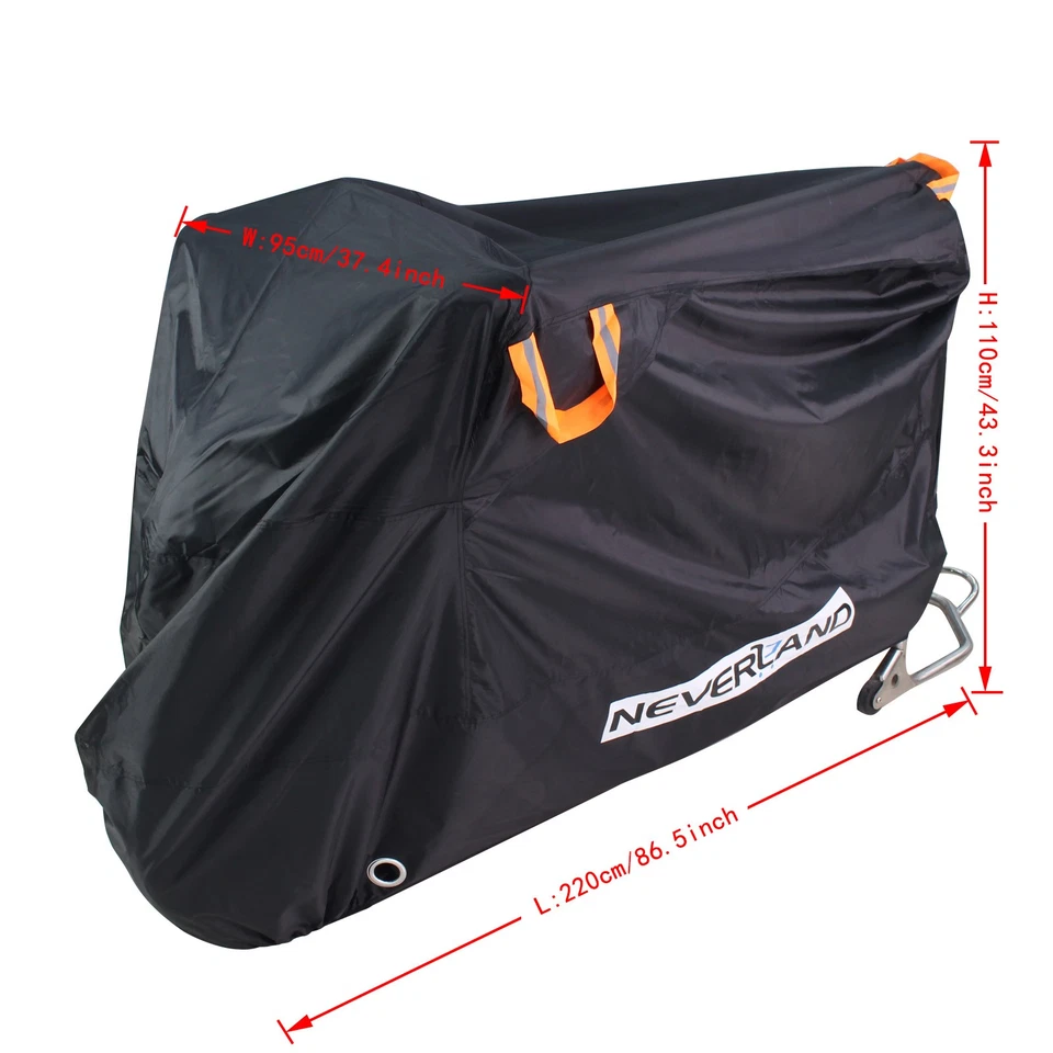 L XL XXL XXXL Motorrad Abdeckung Motorradgarage Motorradplane Abdeckplane Roller