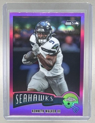 2025 Topps Chrome Kenneth Walker III Pink Refractor (RAW)
