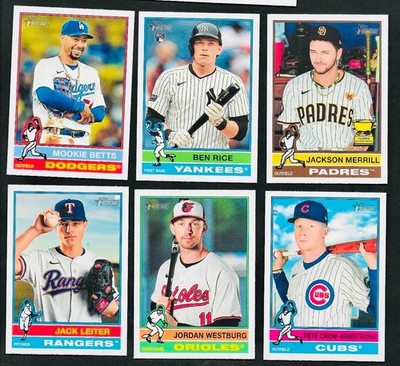 2025 Topps Heritage SHORT PRINTS SP #401-500 Pick your Card / Complete your Set