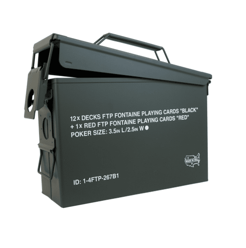 Fontaine FTP Red Shooting Sports ammo Playing Cards | eBay