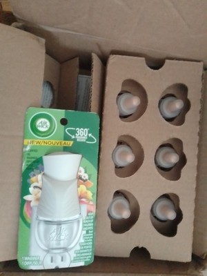 Air Wick Scented Oil Warmer and 6 Pack Hawaii Refill  Air Fresheners