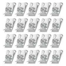 U-Style Clip-On Nut, 20 Pcs M8-1.25 Regular Extruded U-Nut U-Type Fasteners H...