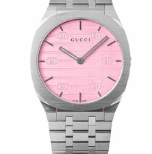 Gucci Model 25H Swiss Quartz 38mm Mens Watch Sapphire Crystal YA163410 New $1895