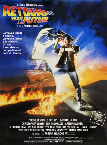 RETOUR VERS LE FUTUR CHRISTOPHER LLOYD MOVIE POSTER ORIGINAL 120x160
