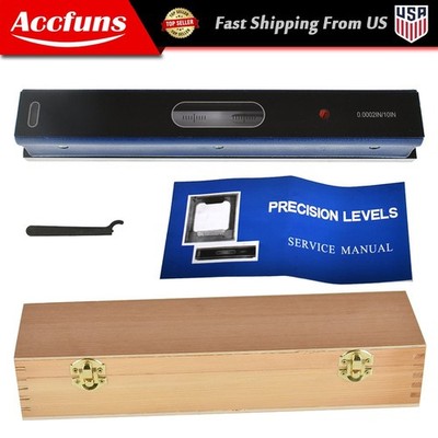 12'' 300mm 0.0002''/10'' Master Precision Level in Fitted Box For Machinist Tool