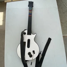 Nintendo Wii Guitar Hero Gibson Les Paul Red Octane 95125-805 White