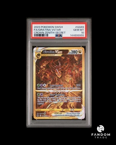 PSA 10 GEM MT Giratina VSTAR Gold Secret GG69/GG70 Pokemon Crown Zenith GG