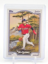 STEVEN KWAN 2025 TOPPS X BOB ROSS JOY OF BASEBALL #14 GUARDIANS Q3735