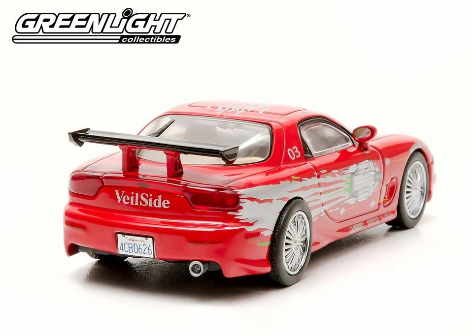 1:43 GreenLight - Fast & Furious - Dom's 1993 Mazda RX-7 - Image 3 of 4