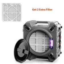 Abestorm 750 CFM Air Scrubber w/UV-C Light 4-Stage Filtration, Filteair HEPA S1