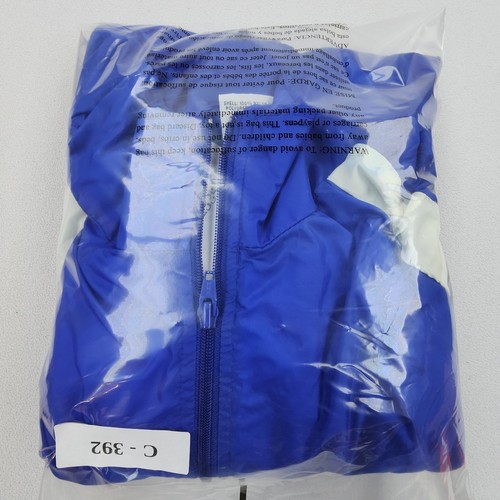 Vintage Eastbay Coaches Windbreaker Blau Schwarz Colorblock Jacke Herren M - Bild 15 von 15