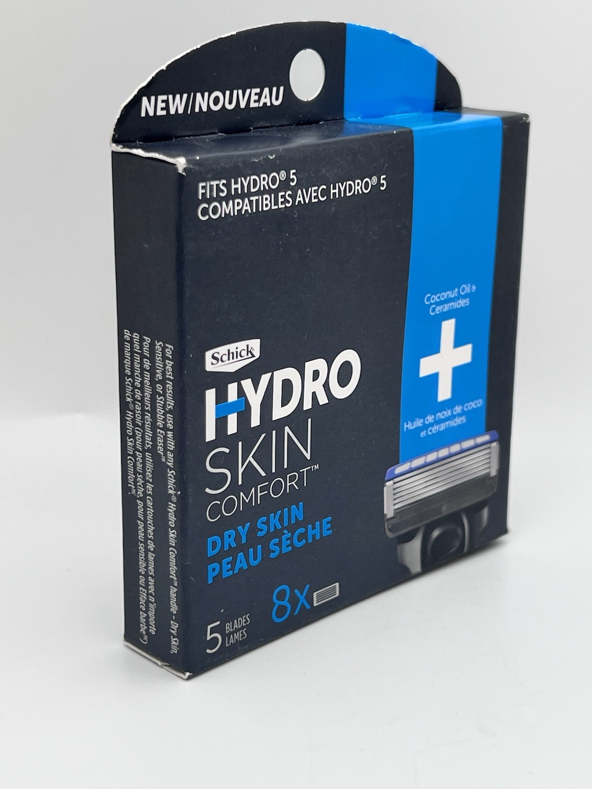 Schick Hydro 5 Razor Blade Refills 8 ct Dry Skin Coconut Oil
