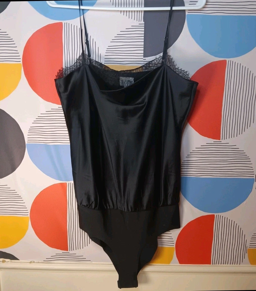 Soutien-gorge Cami Top Gainant NEW YORK & COMPANY - Gris Et Noir - Taille XL