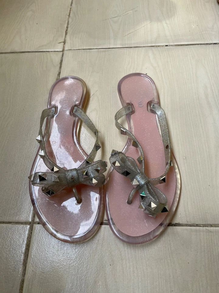 Valentino Garavani rockstud jelly slides sandals size 38 EU - Image 2 of 4