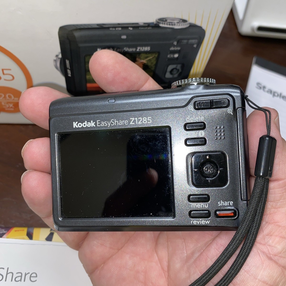 Kodak EasyShare Z1285 12.1MP Digital Camera - Black for sale