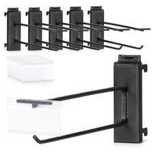 [SAVIOR]Wall Rack System 8" Peg Hook Hanger w/ Price Tag Holder For Retail Store