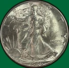 1946-D Walking Liberty Half Dollar Brilliant Uncirculated BU Coin #46444