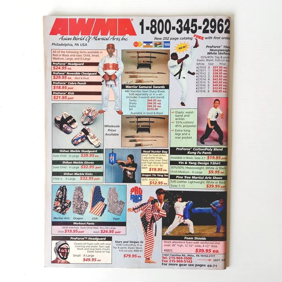 Inside Kung Fu Vintage USA magazine | March 1996 | Henry Look - Image 2 of 4