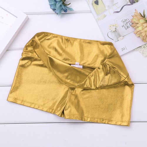Niños Niñas Trajes de Baile Leotardo Sin Mangas con Pantalones Cortos Banda para el Cabello Color Sólido - Imagen 37 de 41