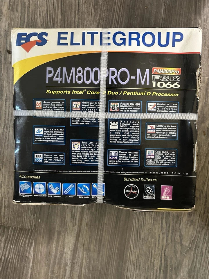 Elitegroup/ECS P4M800PRO-M V 2.0 LGA775 mATX Motherboard - Image 4 of 4