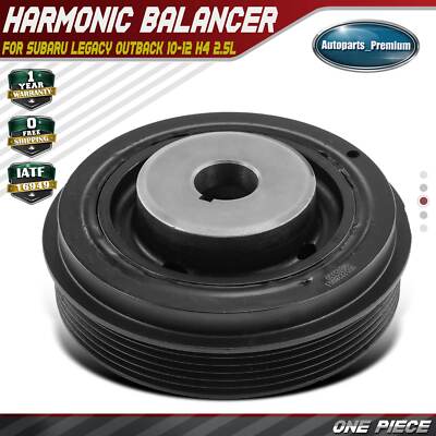 1x Harmonic Balancer for Subaru Legacy Outback 2010 2011 2012 H4 2.5L